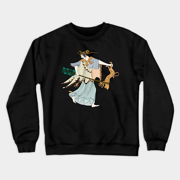 Mad Maenad Crewneck Sweatshirt by Mosaicblues